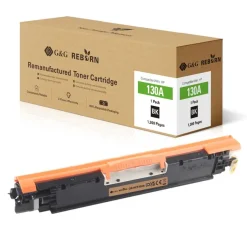 Cartouche laser remanufacturée HP 130A - noir - G&G