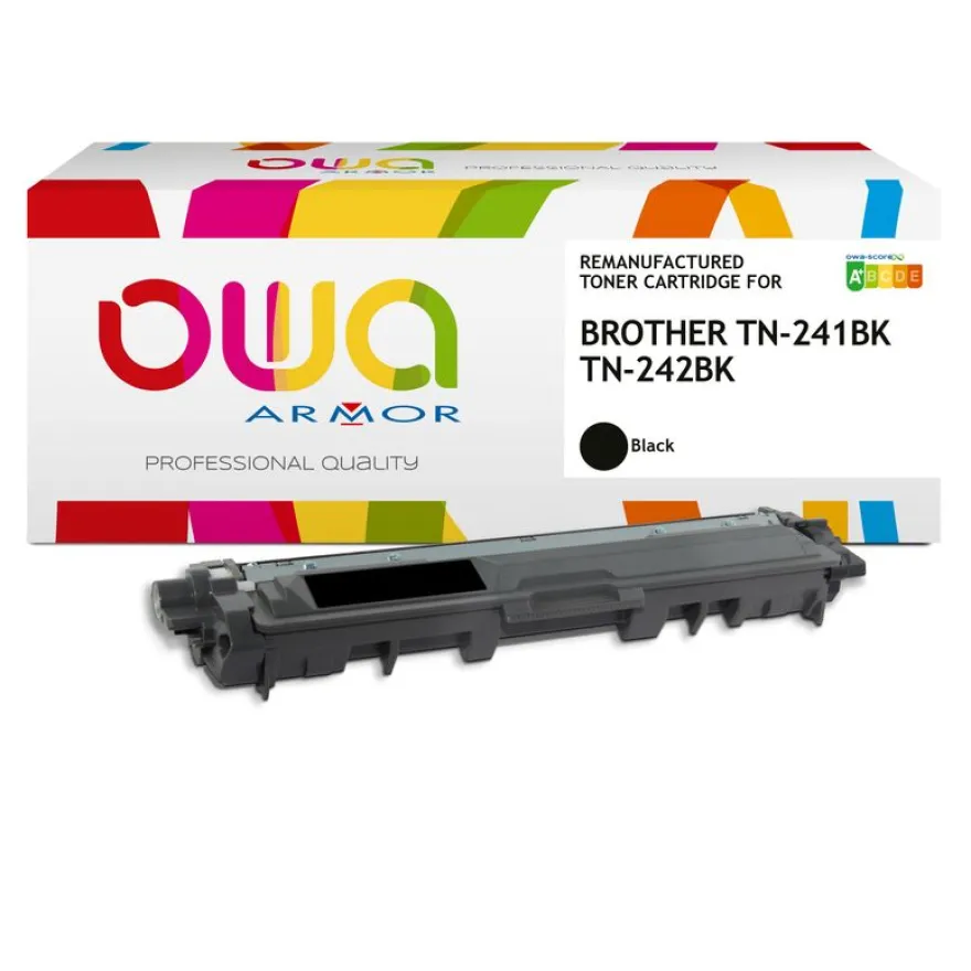 Cartouche laser remanufacturée Brother TN241 - noir - Owa