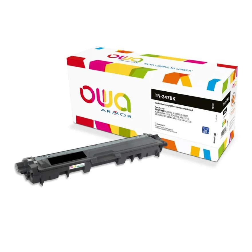 Cartouche laser remanufacturée Brother TN247 - noir - Owa
