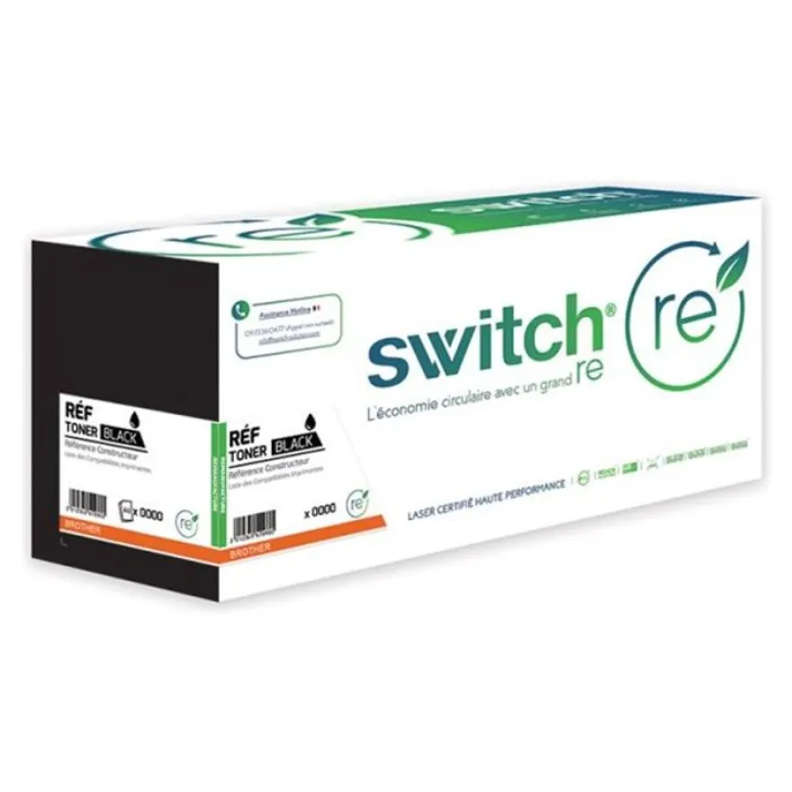 Cartouche laser remanufacturée Brother TN2220 - noir - Switch