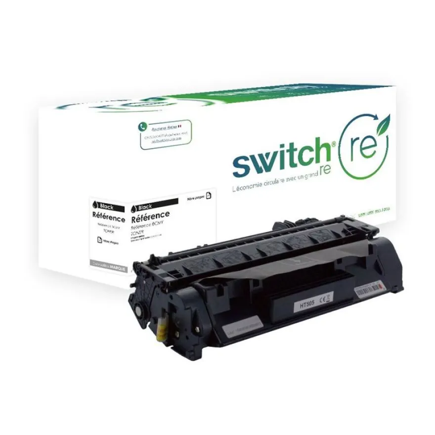 Cartouche laser remanufacturée HP 05A - noir - Switch RE