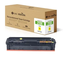 Cartouche laser remanufacturée HP 219X - Jaune - G&G