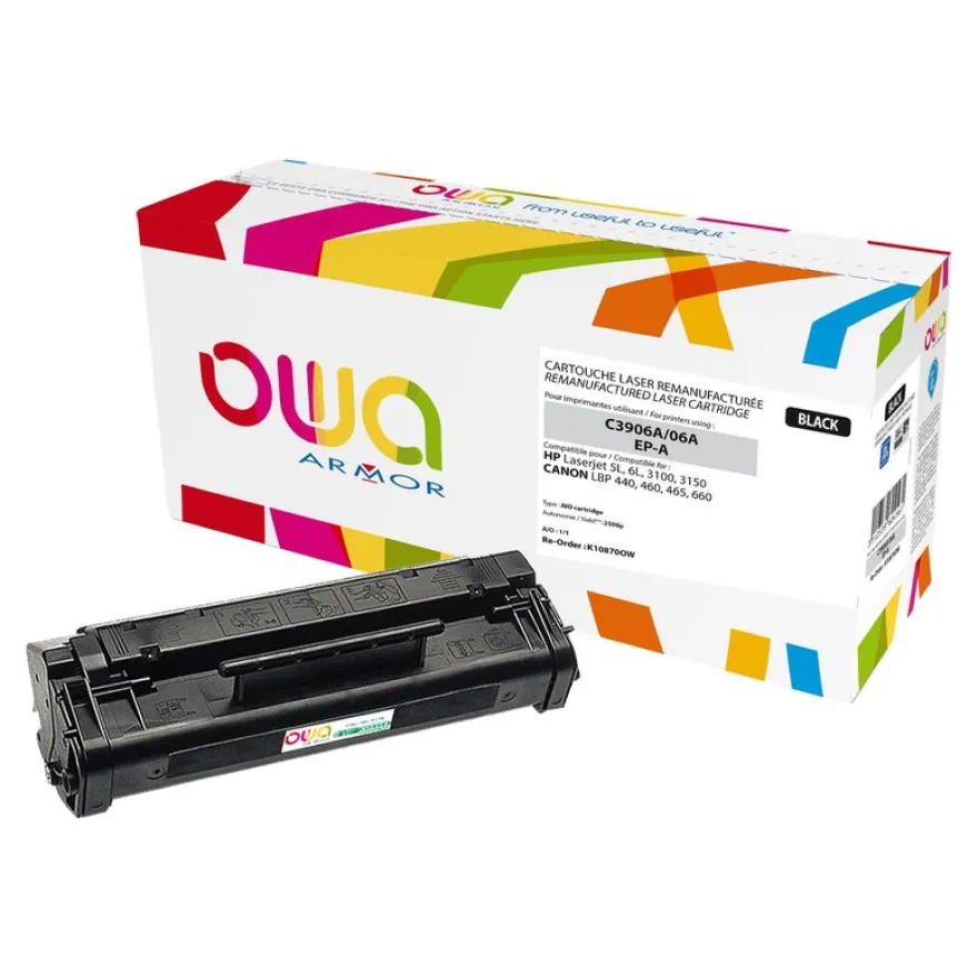 Cartouche laser remanufacturée HP 06A / Canon EP-A - noir - Owa