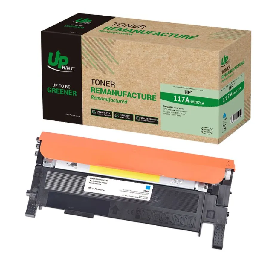Cartouche laser remanufacturée HP 117A - cyan - Uprint