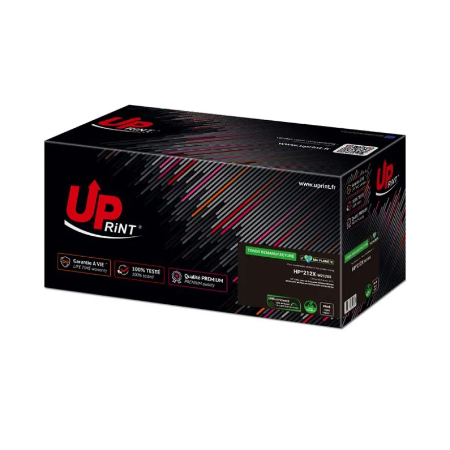 Cartouche laser remanufacturée HP 212X - noir - Uprint