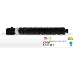 Cartouche laser remanufacturée Canon C-EXV58 - cyan - Owa