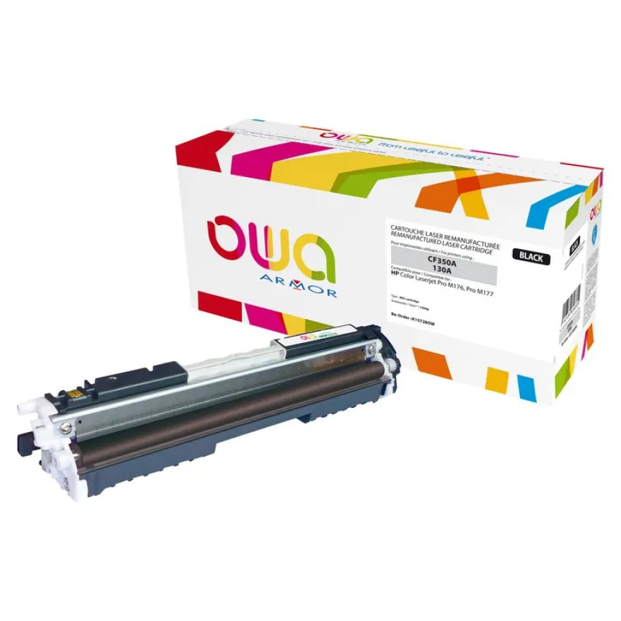 Cartouche laser remanufacturée HP 350A - noir - Owa