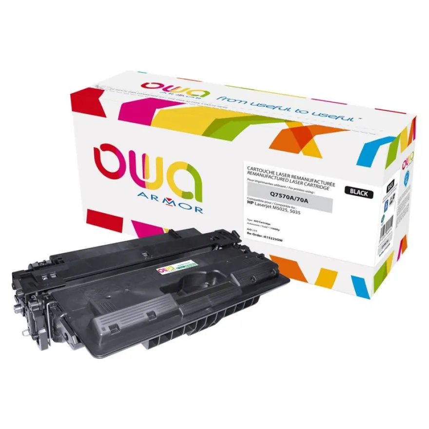Cartouche laser remanufacturée HP 70A - noir - Owa