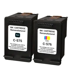 Cartouche remanufacturée Canon PG575/CL576 - noir, cyan, magenta, jaune -Uprint