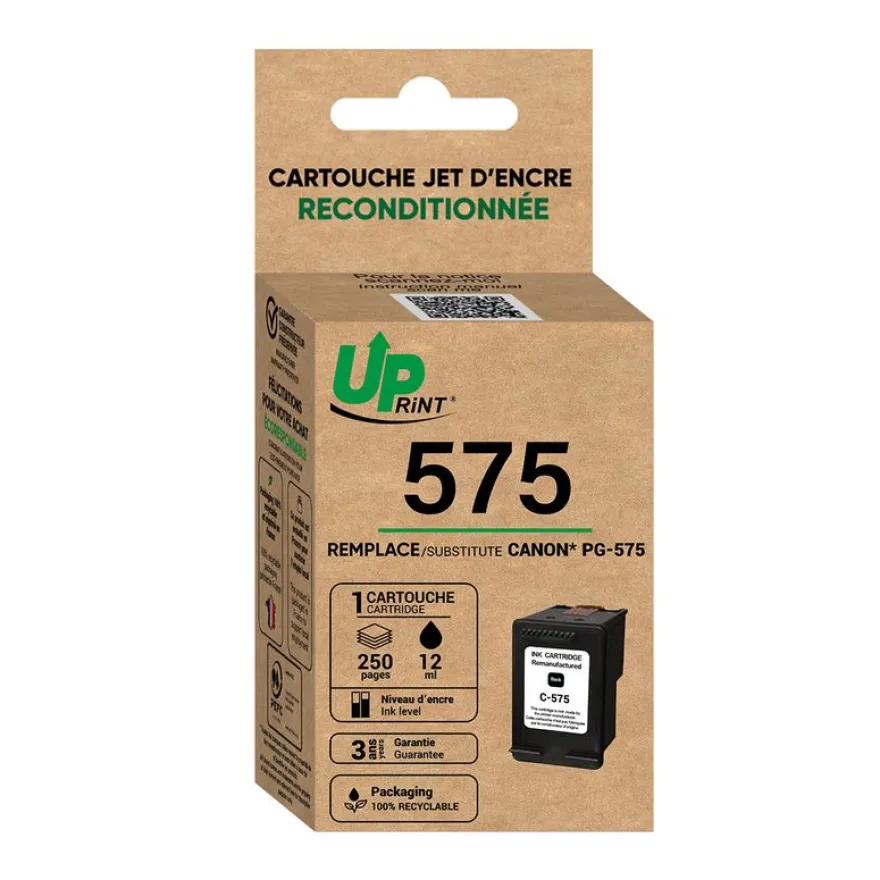 Cartouche remanufacturée Canon PG575 - noir -Uprint