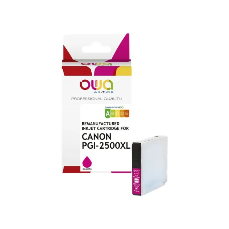 Cartouche remanufacturée Canon PGI-2500XL - magenta - Owa