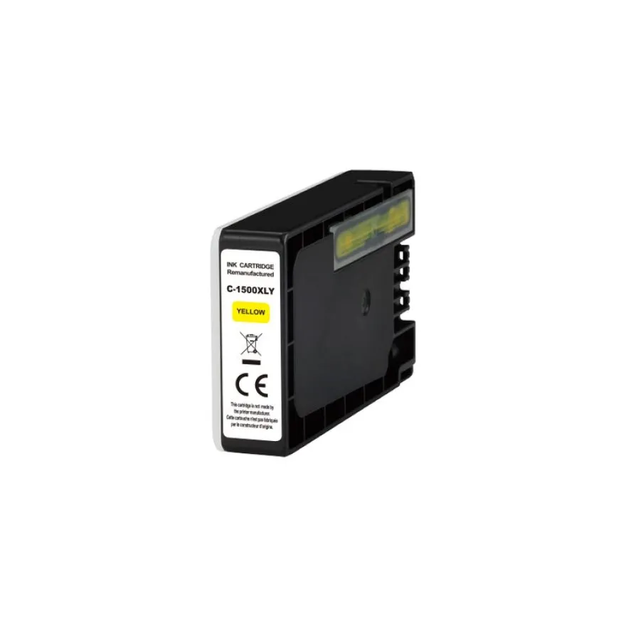 Cartouche remanufacturée Canon PGI-1500XL - jaune - Uprint