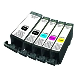 Cartouche remanufacturée Canon PGI-525/CLI-526 - pack de 5 - noir x2, cyan, magenta, jaune - Uprint