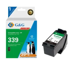 Cartouche remanufacturée HP 339 - noir - G&G