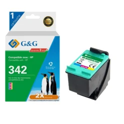 Cartouche remanufacturée HP 342 - cyan, magenta,jaune - G&G