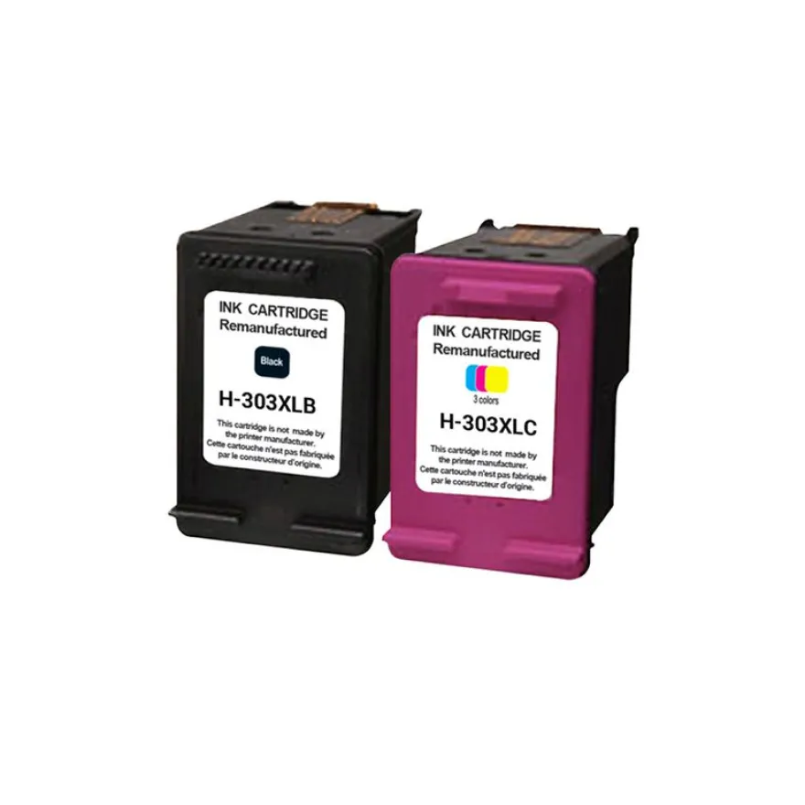 Cartouche remanufacturée HP 303XL - pack de 2 - noir, cyan, magenta, jaune - Uprint