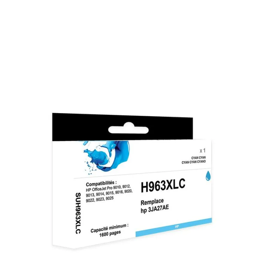 Cartouche remanufacturée HP 963XL - cyan - Switch