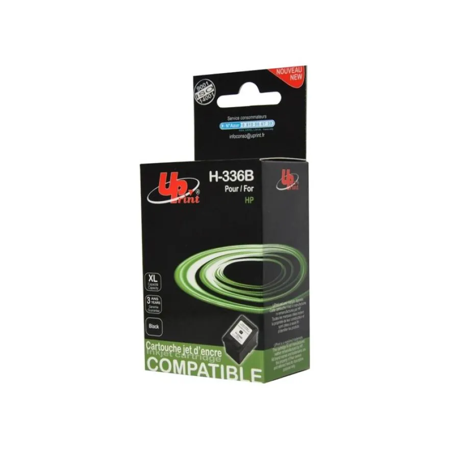 Cartouche remanufacturée HP 336 - noir - Uprint
