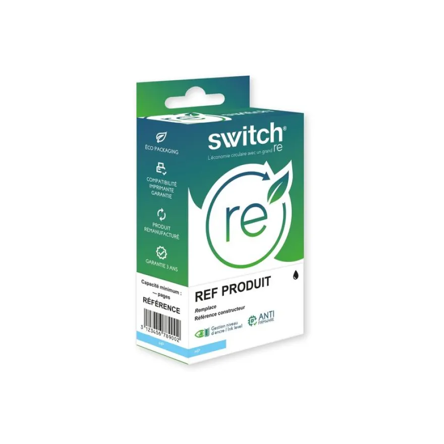 Cartouche remanufacturée HP 953XL - noir - Switch