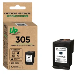 Cartouche remanufacturée HP 305 - noir -Uprint