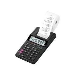 Casio HR-8RCE - Calculatrice imprimante - LCD - 12 chiffres - alimentation batterie - noir