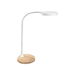 CEP - lampe de bureau Flex - blanc et bois