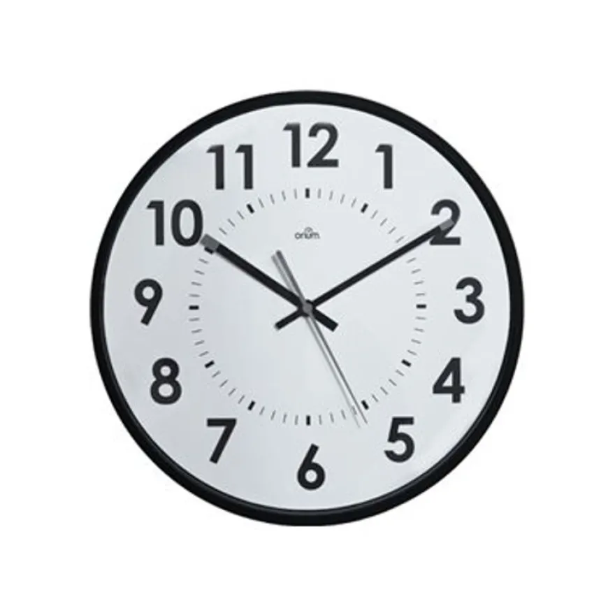 CEP Orium - horloge silencieuse - diam 30 cm - noir