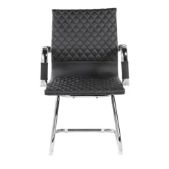 Chaise Delaware Luge - accoudoirs intégrés - noir