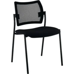 Chaise FRESH - dossier resille et assise noire
