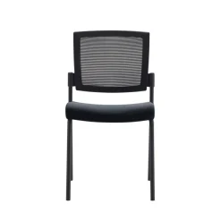 Chaise SYNERGY - accoudoirs en option - noir