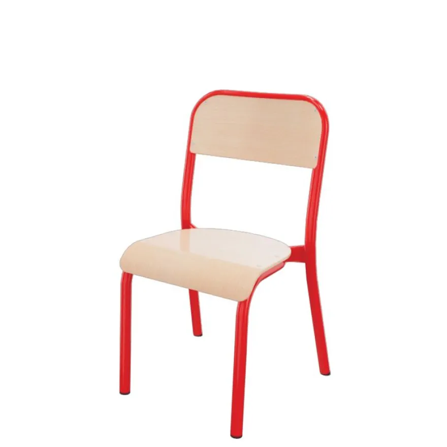 Chaise TRÉVISE - 4 pieds - assise et dossier bois Blueprotech - piètement époxy - T3