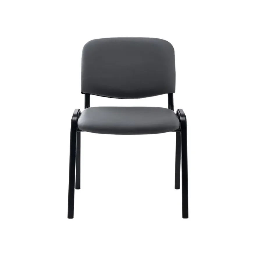 Chaise VISIMILI - empilable par 12 - gris