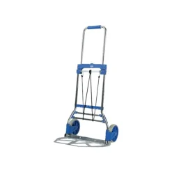 Chariot manuel pliant - 90 kg - bleu