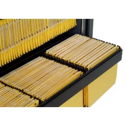 Chassis extractible avec glissières simples pour armoire à rideaux
