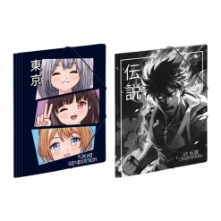 Chemise à élastique 3 rabats - A4 - Manga - Viquel