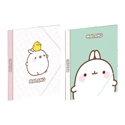 Chemise à élastique 3 rabats - A4 - Molang - Viquel