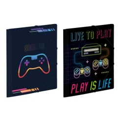 Chemise à élastique 3 rabats - A4 - Game On - Viquel