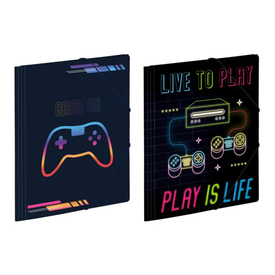 Chemise à élastique 3 rabats - A4 - Game On - Viquel