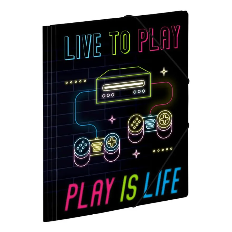 Chemise à élastique 3 rabats - A4 - Game On - Viquel