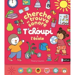 Cherche et trouve sonore - T'choupi à l'école