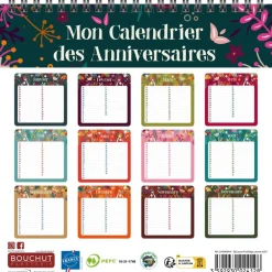 Chevalet Fêtes & Anniversaires - 15,5 X 14,7 cm - Bouchut
