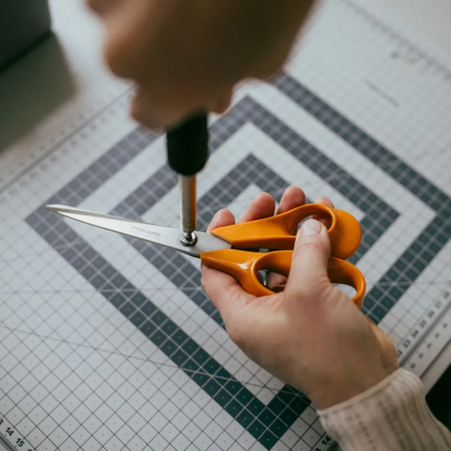 Ciseaux Classic Universel - 21 cm - orange - droitier - Fiskars