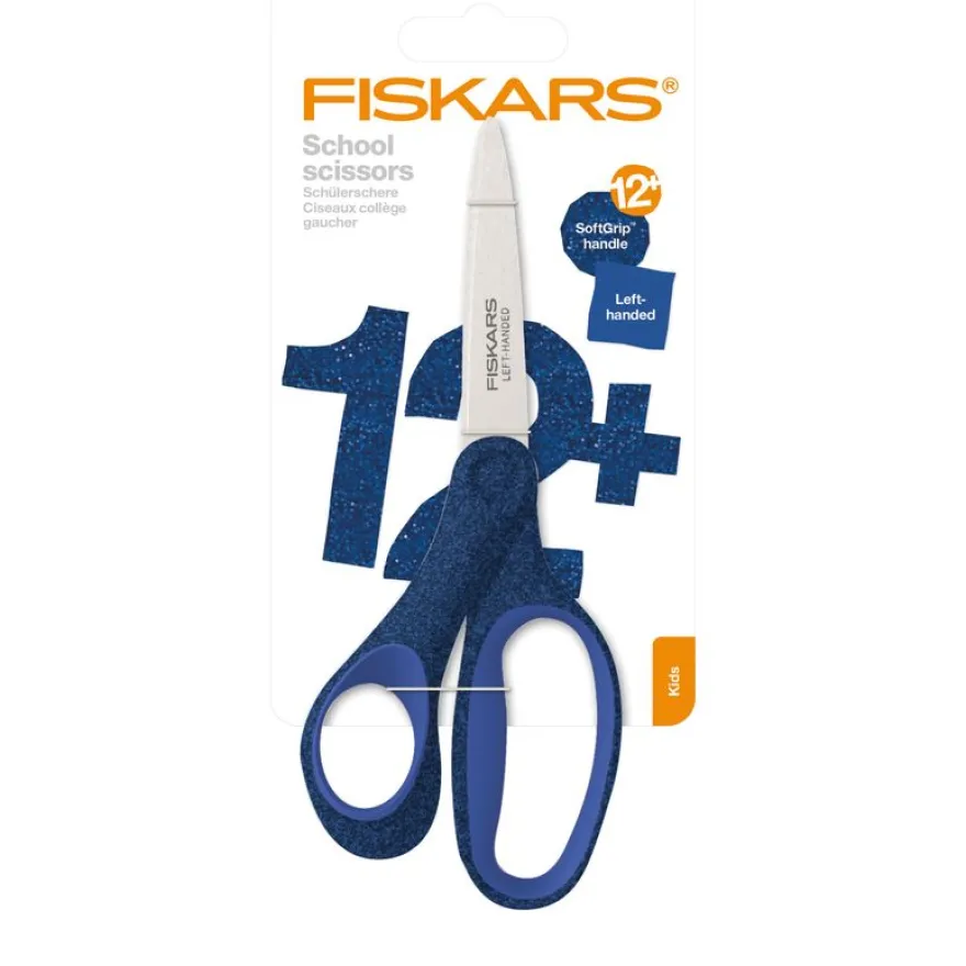 Ciseaux Collège - gauchers - 12 ans + - 18 cm - FISKARS