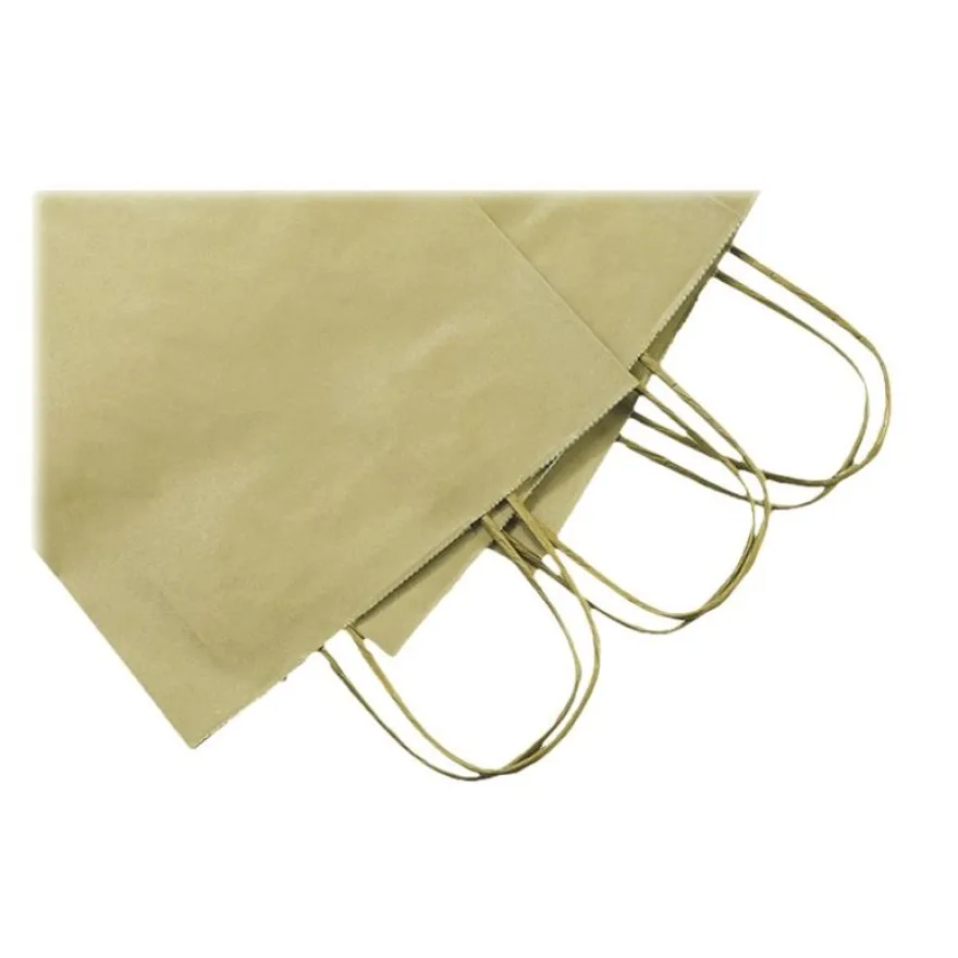 Clairefontaine - 25 Sacs cadeau kraft - 16 cm x 8 cm x 21 cm - brun