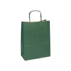 Clairefontaine - 25 Sacs cadeau kraft - 16 cm x 8 cm x 21 cm - vert