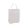 Clairefontaine - 25 Sacs cadeau kraft - 16 cm x 8 cm x 21 cm - blanc