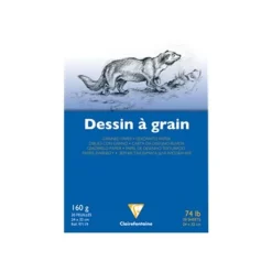 Clairefontaine - Bloc dessins - 24 x 32 cm - 20 feuilles - 160 gr