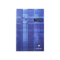 Clairefontaine - Bloc notes Pupitre - A4 - 160 pages - réglé avec marges - perforé