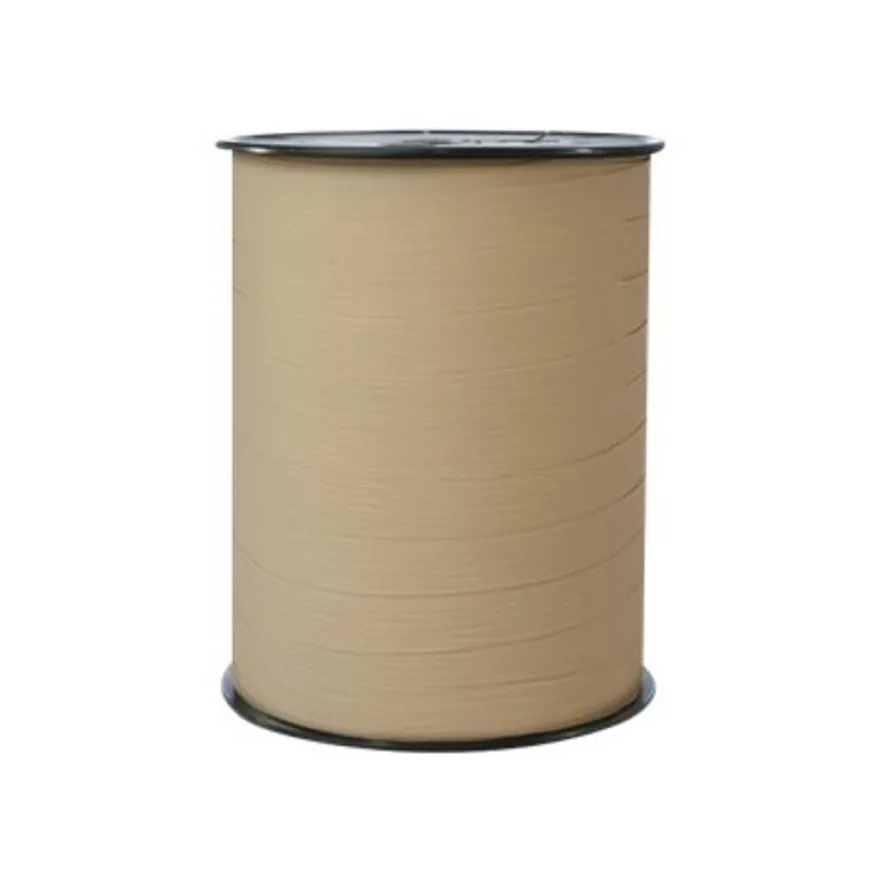 Clairefontaine - Bolduc mat - ruban d'emballage 10 mm x 250 m - kraft