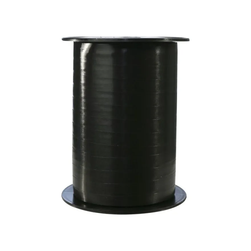 Clairefontaine - Bolduc ruban d'emballage cadeau - 0.7 cm x 500 m - noir